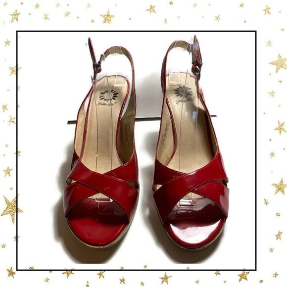 Yellow Box Red Patent "Taste" Heels 7.5 - Picture 3 of 5